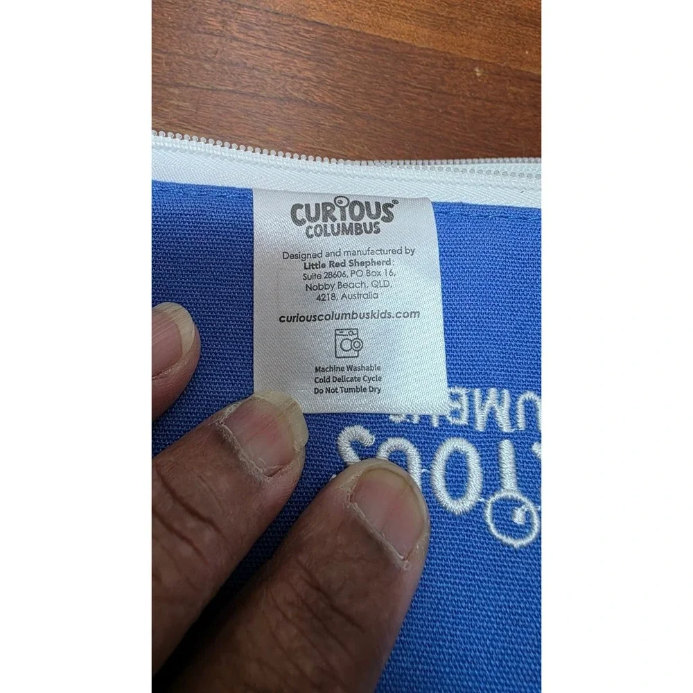 Curious Columbus Fabric Activity Book AWAY‎ WE GO Interactive Soft Travel Book